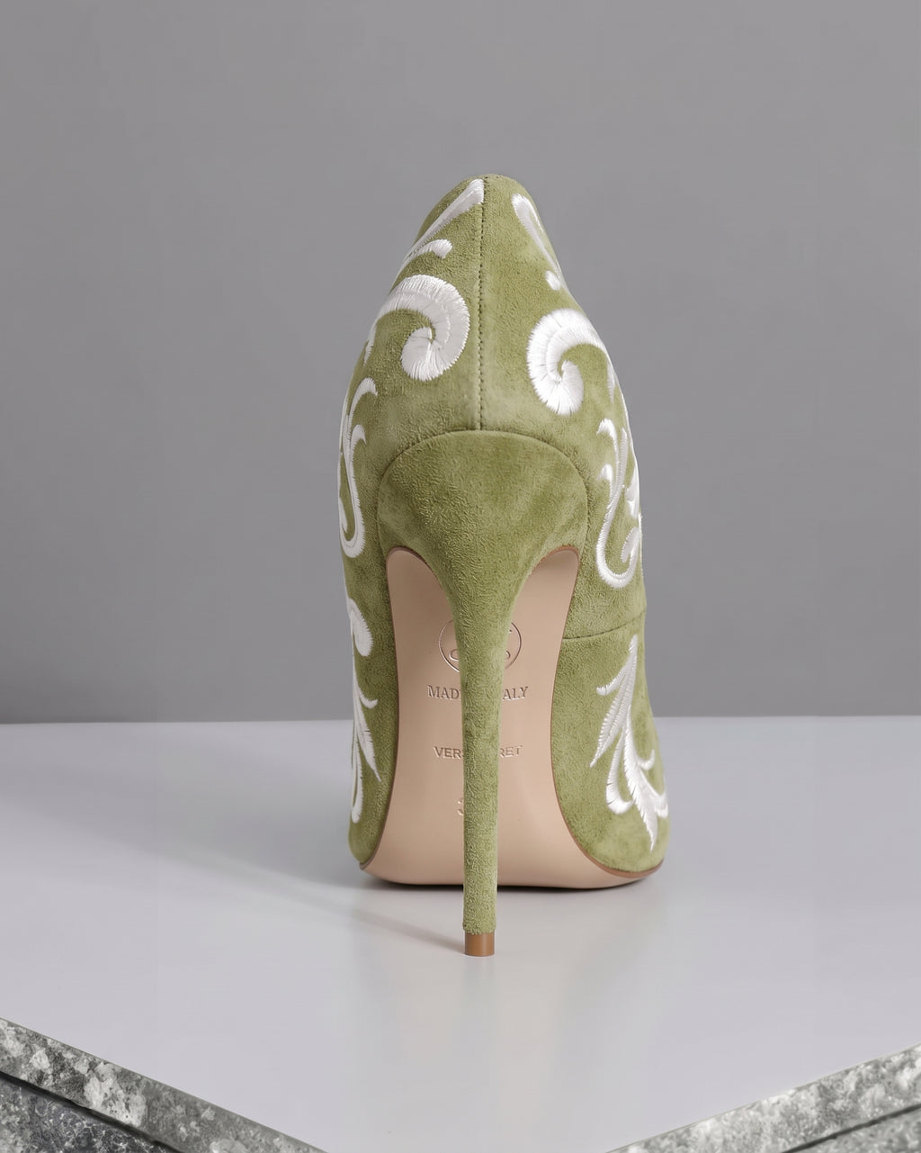 Arel Olive Green Pumps 120