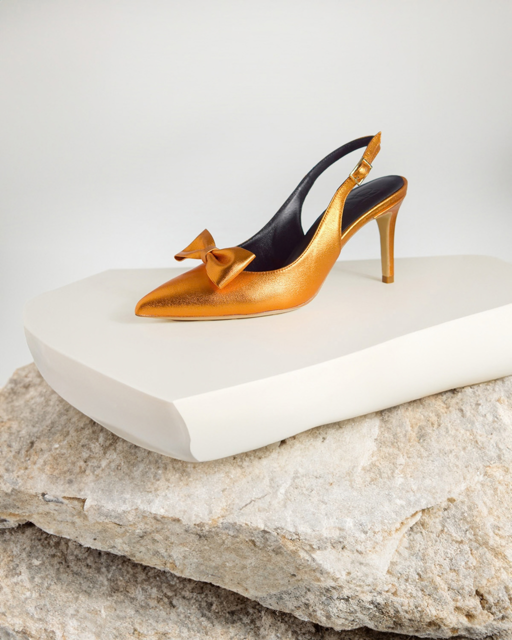 Adularia Slingback Removable Bow 70