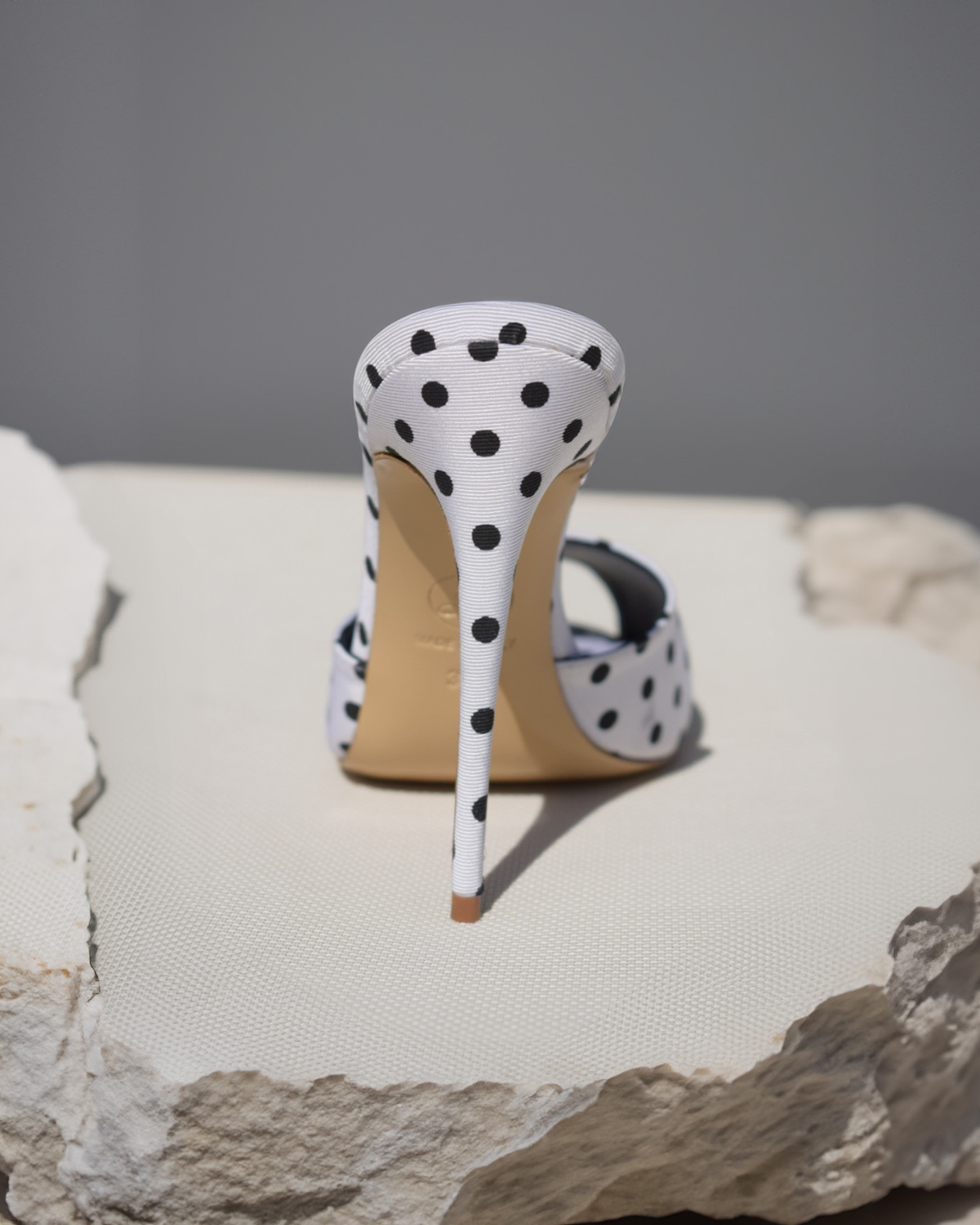 Elise Polka Dots Mule 120