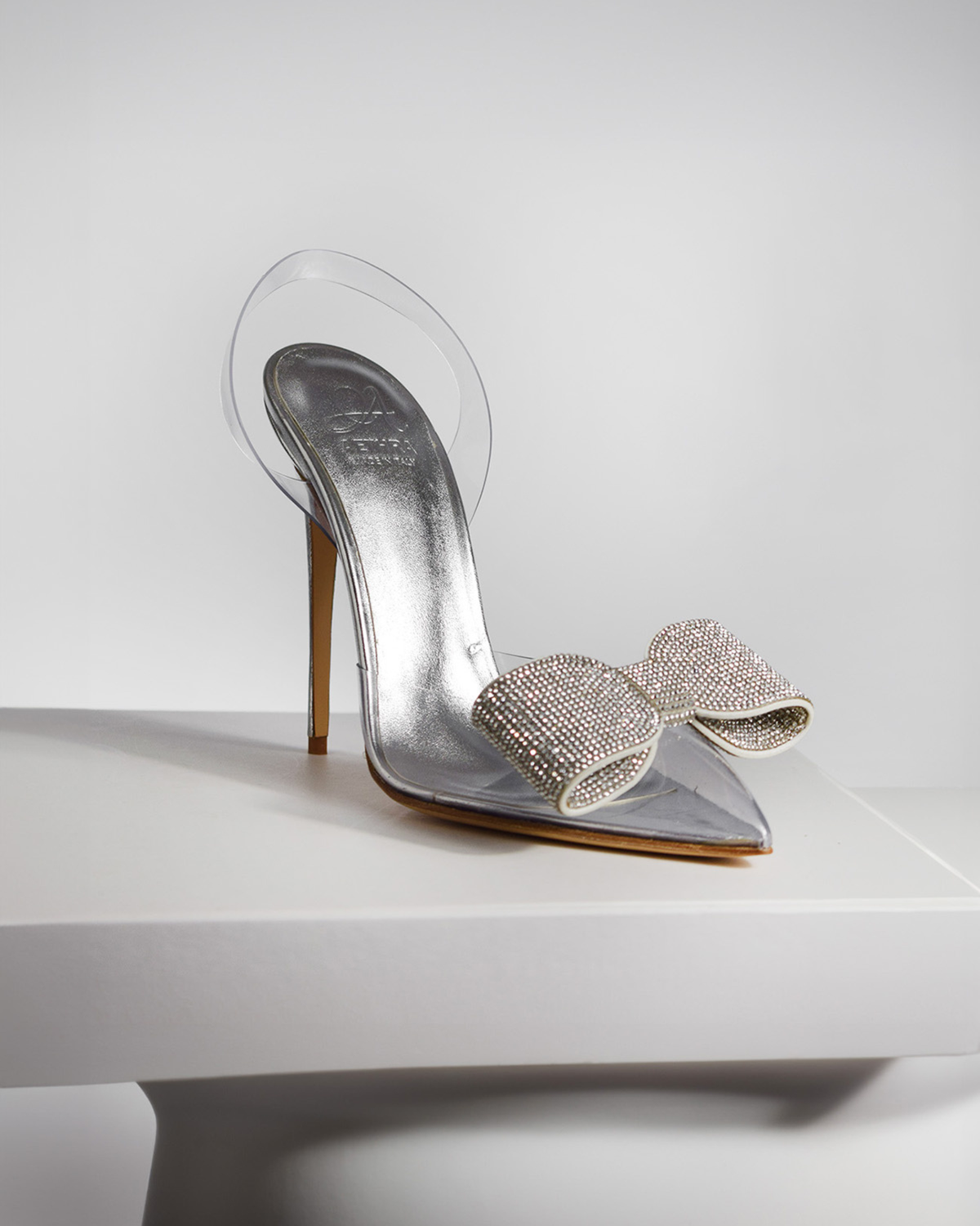 Atea Crystal Bow Slingback 120