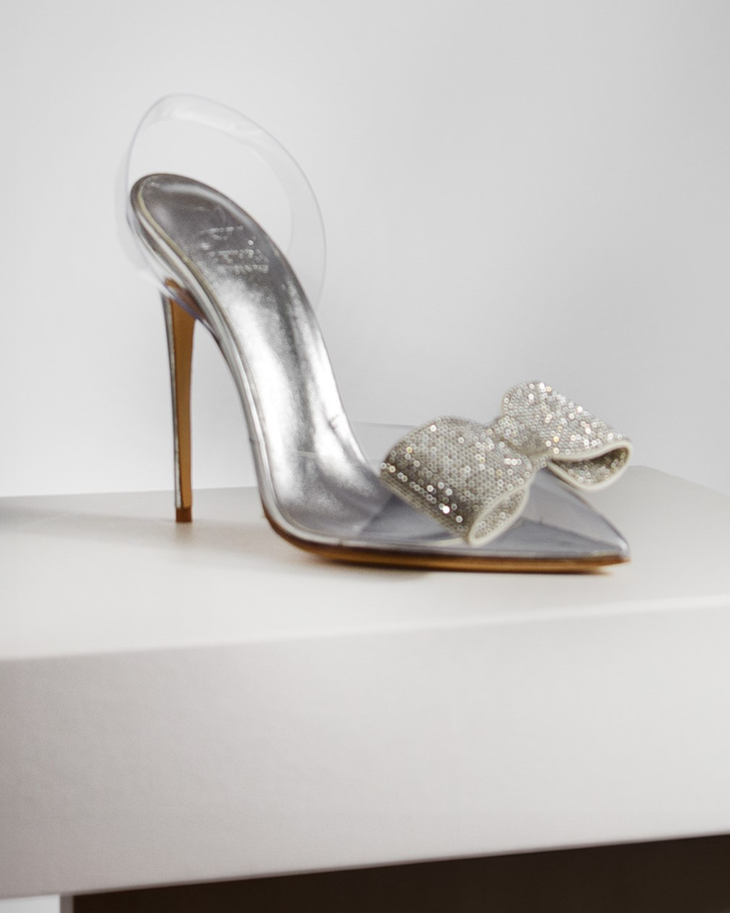 Atea Crystal Bow Slingback 120