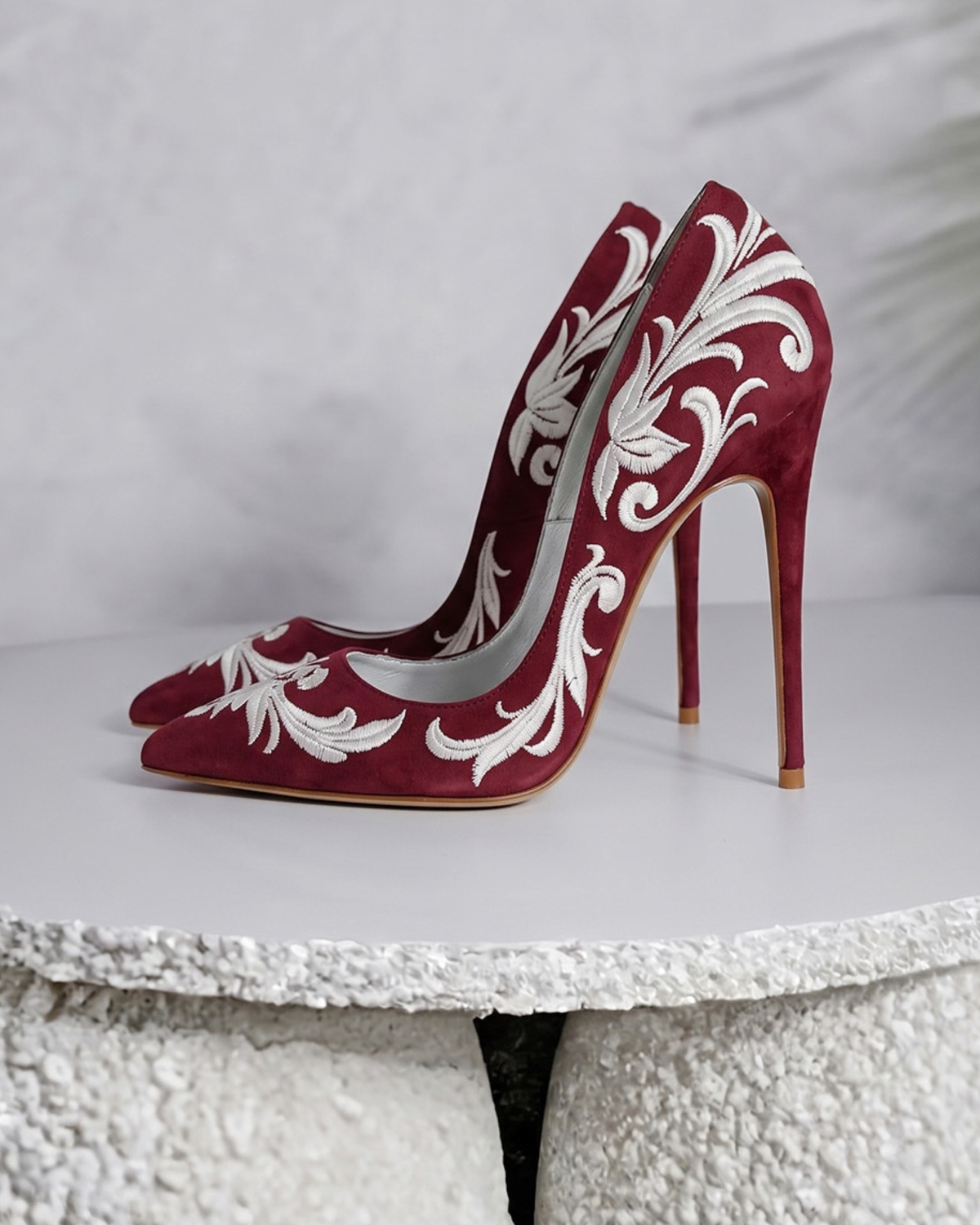 Arel Burgundy Pumps 120