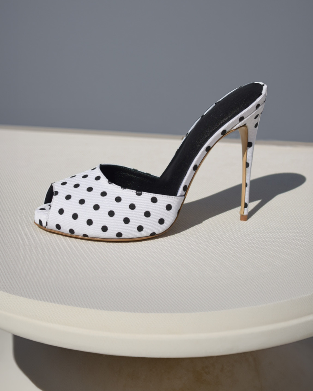 Elise Polka Dots Mule 120