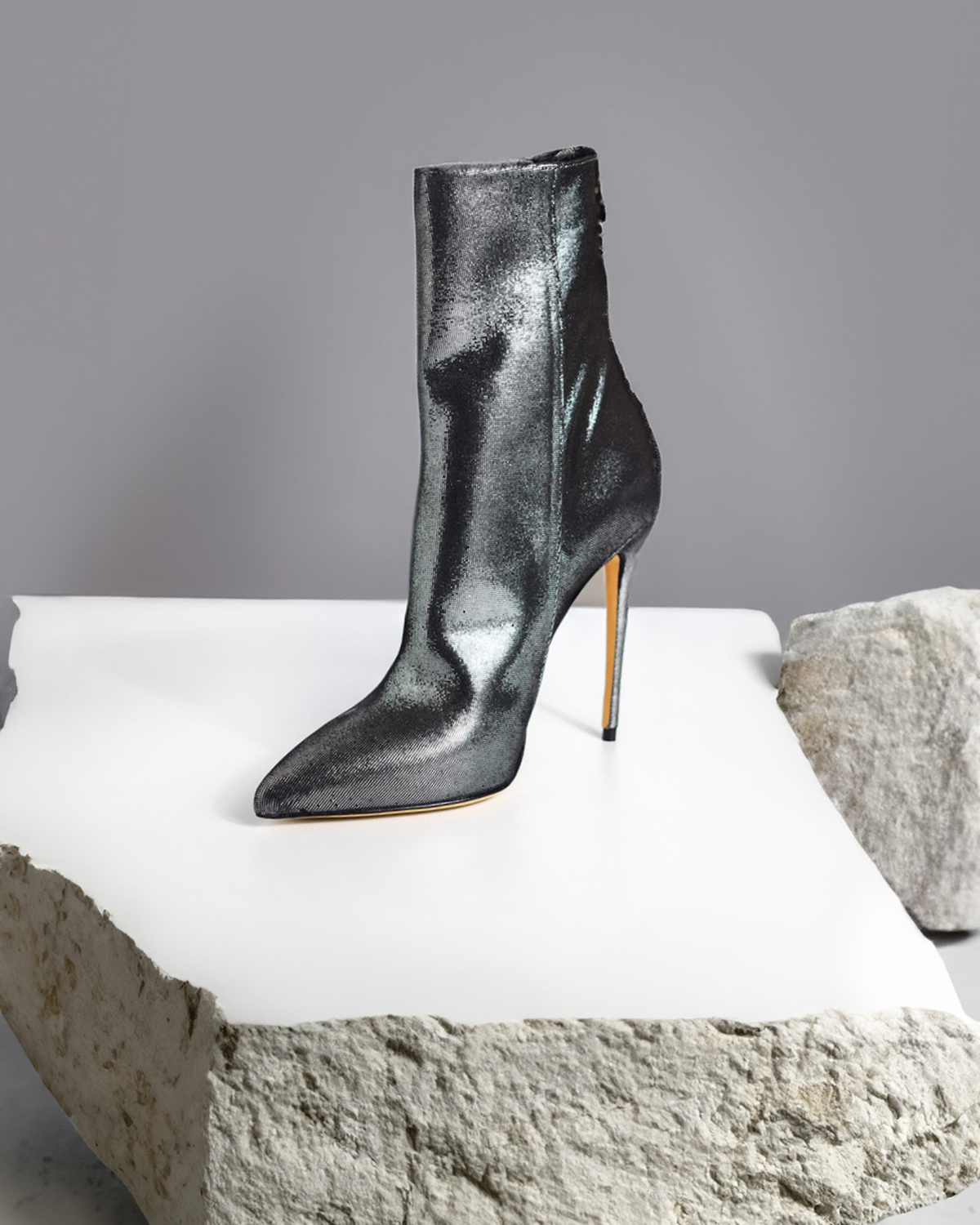 Ares Shimmer Ankle Boots 120