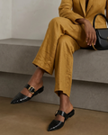 Alichi Noir Mules