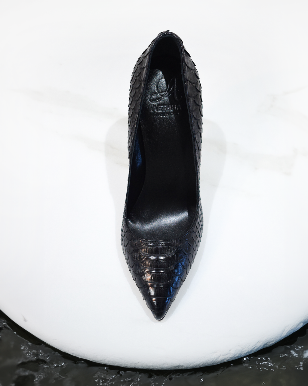 Alichi Noir Pumps 90