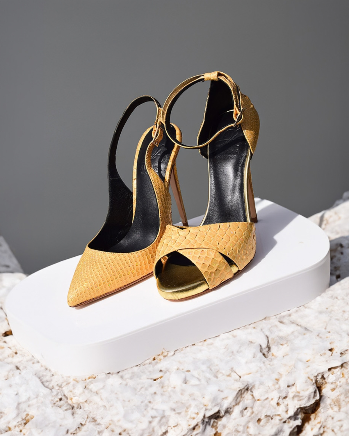 Astrea Lumière Yellow Slingback 120
