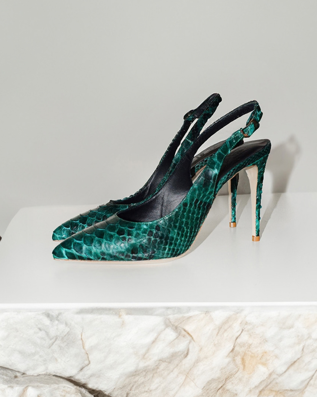 Alisg Emerald Slingback 90