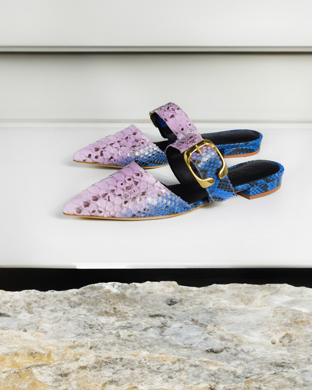 Aleth Lavender Mules